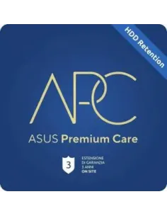 ASUS Premium Care - Estensione di Garanzia 36 Mesi OSS + HDD Retention Notebook Consumer