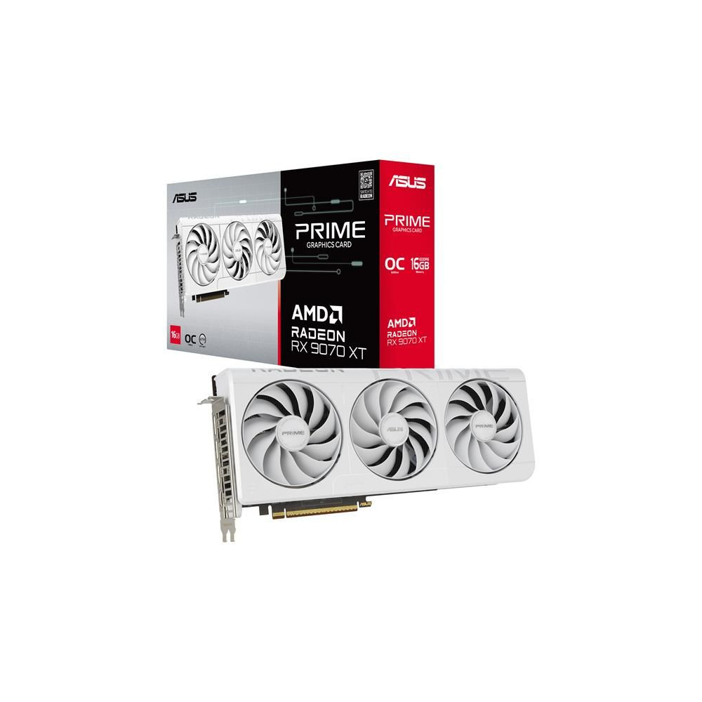 Scheda Video Asus PRIME-RX9070XT-O16G-WHITE 90YV0L75-M0NA00