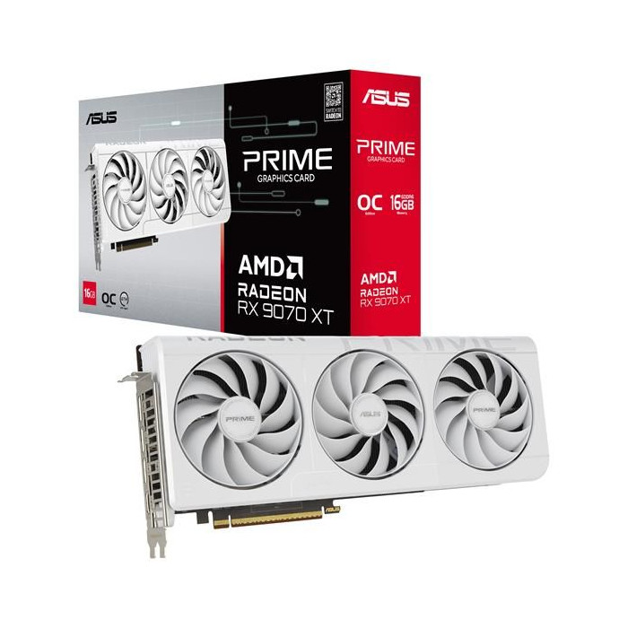 Scheda Video Asus PRIME-RX9070XT-O16G-WHITE 90YV0L75-M0NA00
