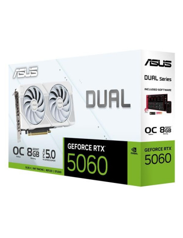 Scheda Video Asus DUAL-RTX5060-O8G-WHITE 90YV0N15-M0NA00 2