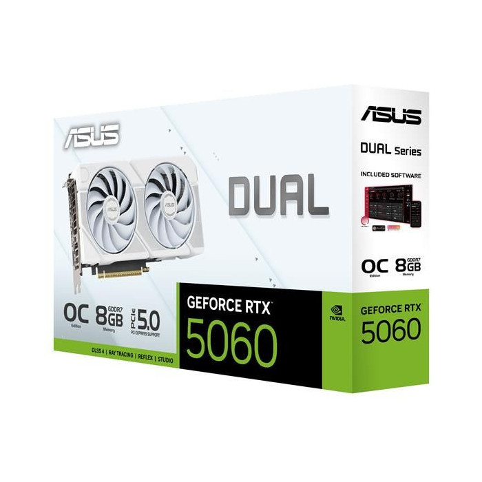 Scheda Video Asus DUAL-RTX5060-O8G-WHITE 90YV0N15-M0NA00