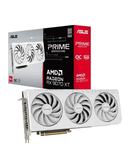 Scheda Video Asus PRIME-RX9070XT-O16G-WHITE 90YV0L75-M0NA00